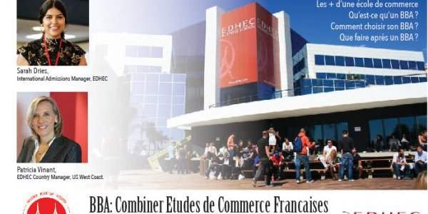 Webinaire : Combiner écoles de commerce françaises et études américaines ?